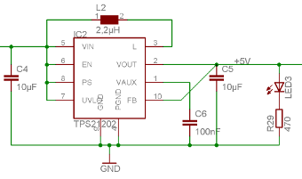 Schaltplan TPS61202