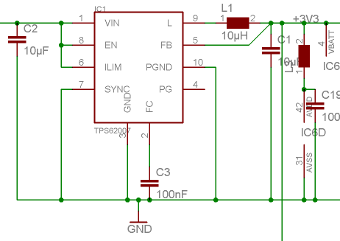 Schaltplan TPS62007